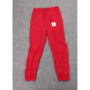 Air Jordan Track Pants Mens Medium Red Jumpman Wings of Flight Parachute Nylon